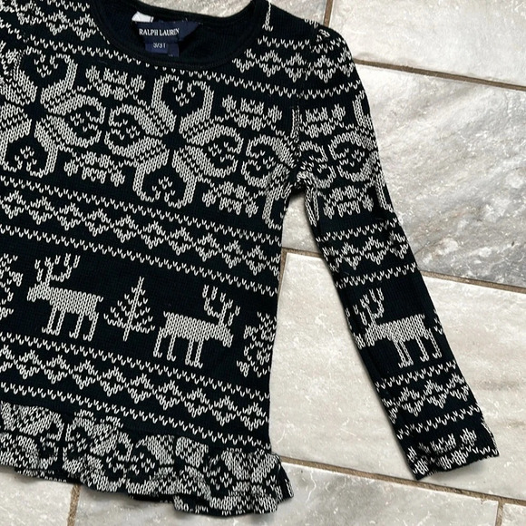 Ralph Lauren girls long sleeve top size 3T - Picture 3 of 7